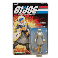 Scarlett Arctic Counter Intelligence GI Joe Action Figure ReAction+ 1/18 O-Ring Design Unpunched by Super7
