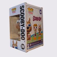 Scooby-Doo with popcorn Funko Pop! vinyl figure #2040 in original packaging with 3D glasses design