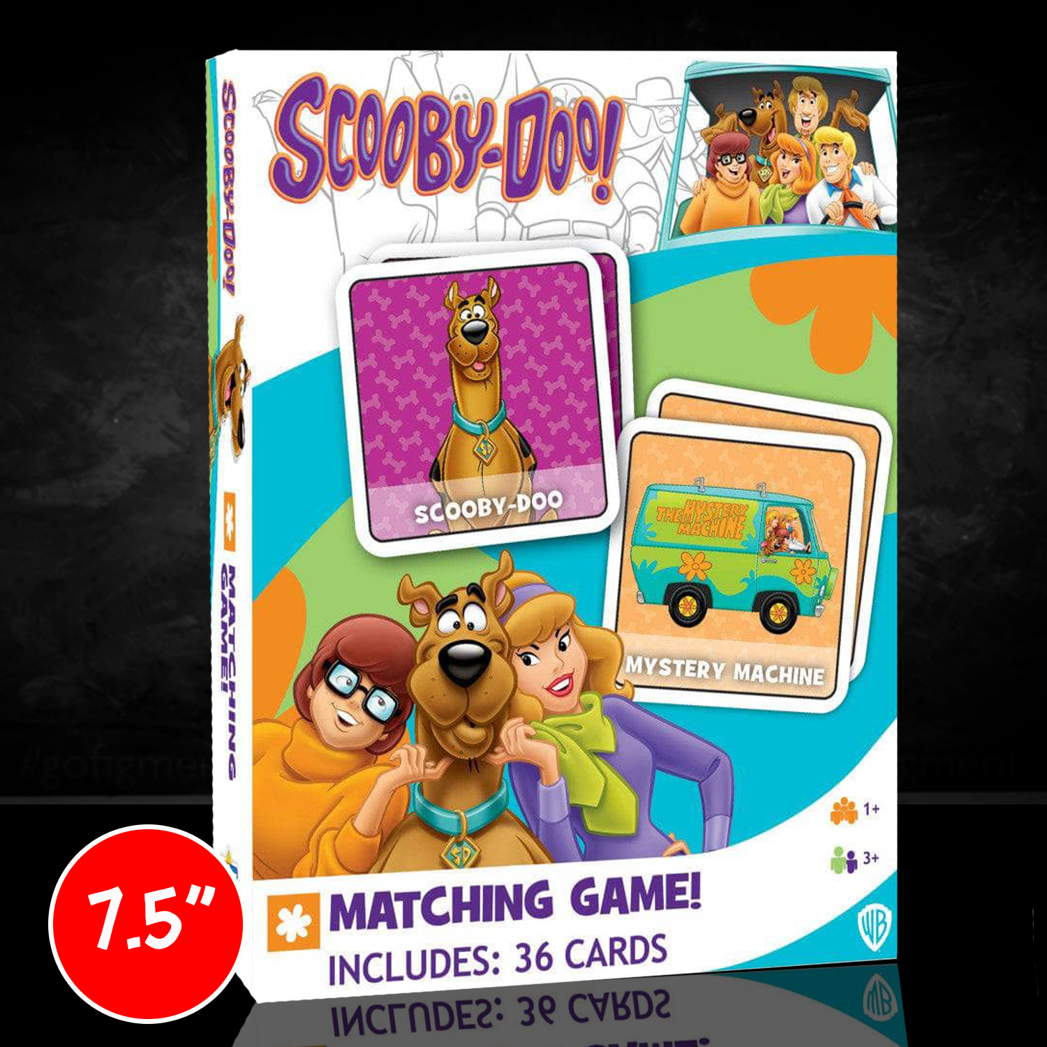 Scooby-Doo Memory-Matching 36 Card Mystery Inc. Game Master Pieces by Master Pieces with vibrant character cards and Mystery Machine design