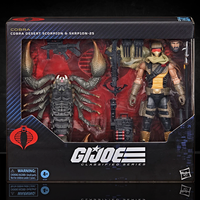 Hasbro G.I. Joe Classified Series Cobra Desert Scorpion and SKRP10N-25 6-inch action figures in packaging