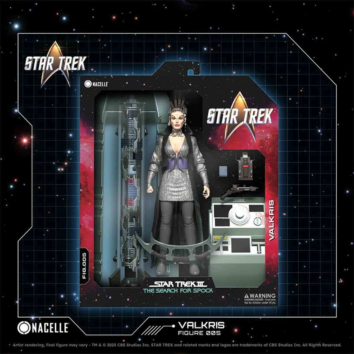 Image of Valkris 7" Star Trek III: The Search for Spock Nacelle Premium Action Figure Collectible
