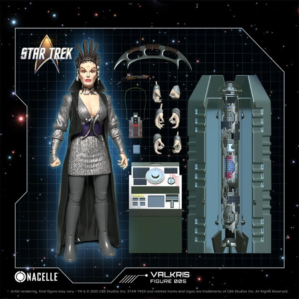 Valkris 7" Star Trek III: The Search for Spock Nacelle Premium Action Figure Collectible with accessories by Nacelle