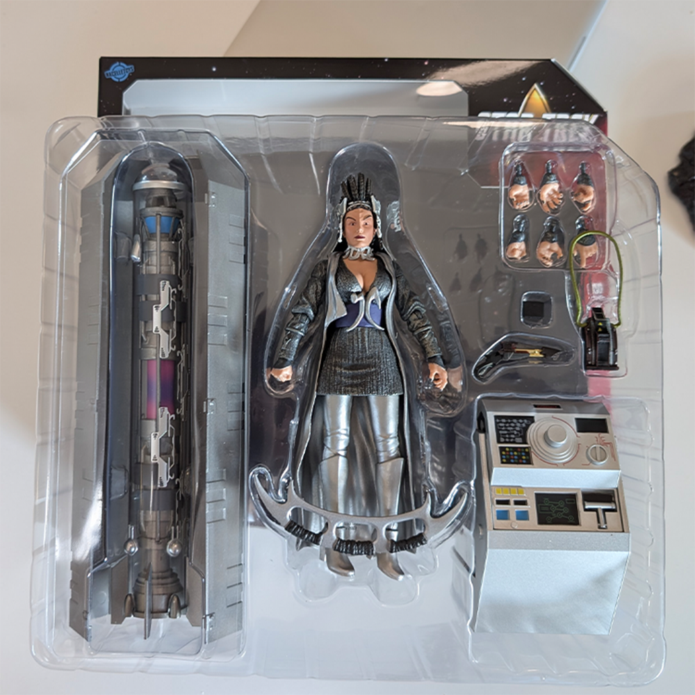 Valkris 7" Star Trek III: The Search for Spock Nacelle Premium Action Figure Collectible with accessories and display stand by Nacelle.