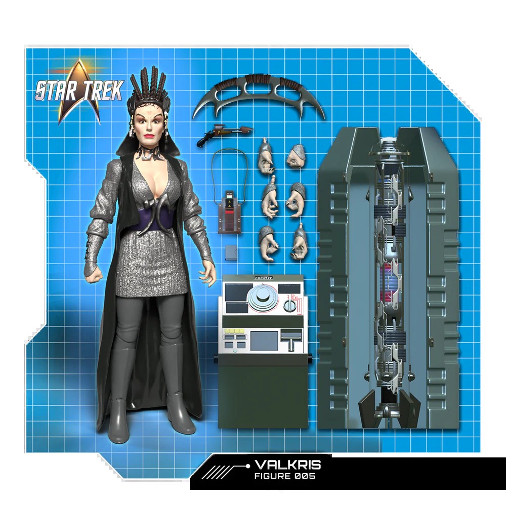 Valkris 7" Star Trek III: The Search for Spock Nacelle Premium Action Figure Collectible with accessories by Nacelle