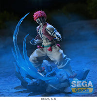 Sega XrossLink Anime Demon Slayer: Akaza Statue - Authentic new in box with dynamic blue energy effect by Sega
