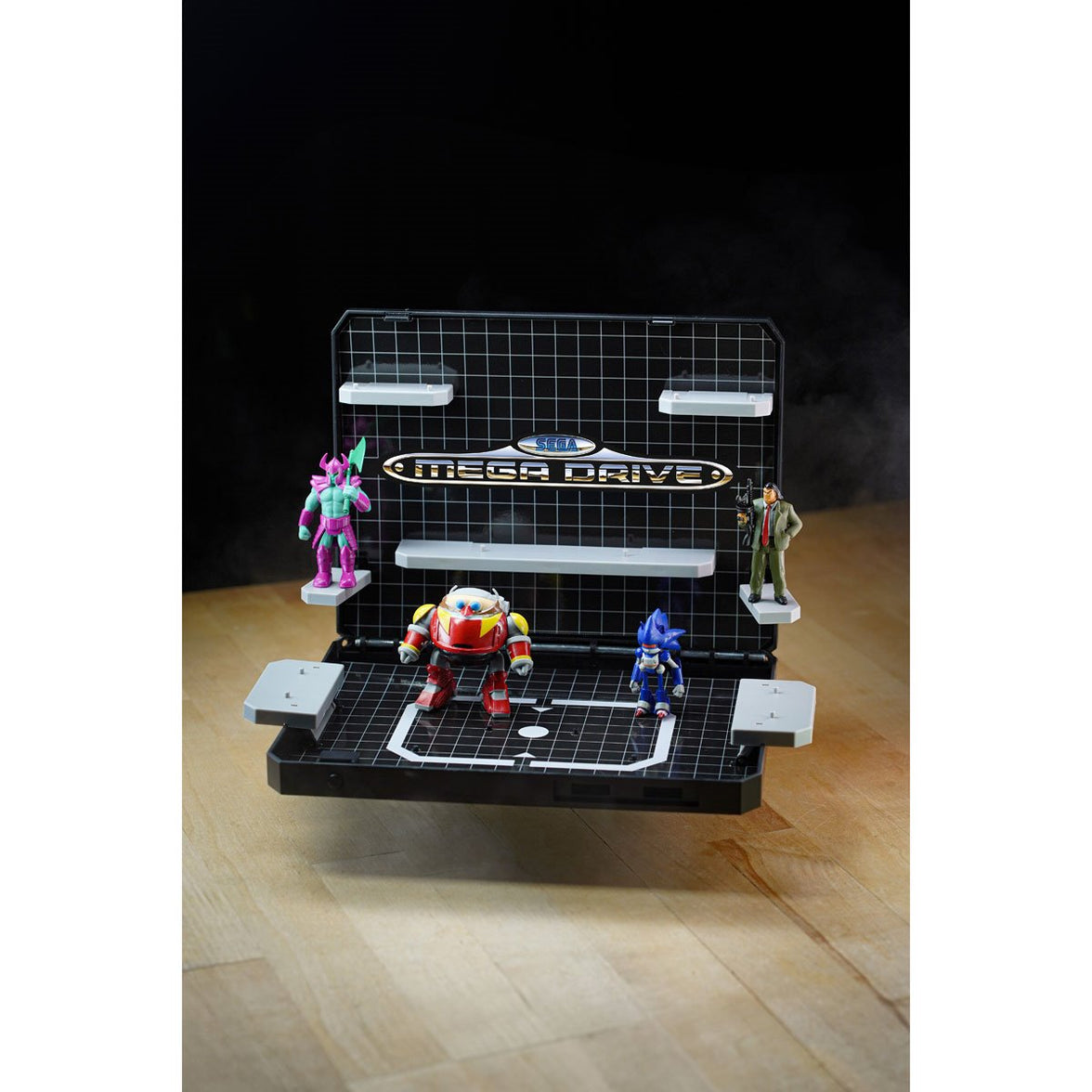 Console Heroes Sega Mega Drive Supervillain Boss Bundle Playset with Sonic the Hedgehog Cartridge new in box by Go Figment