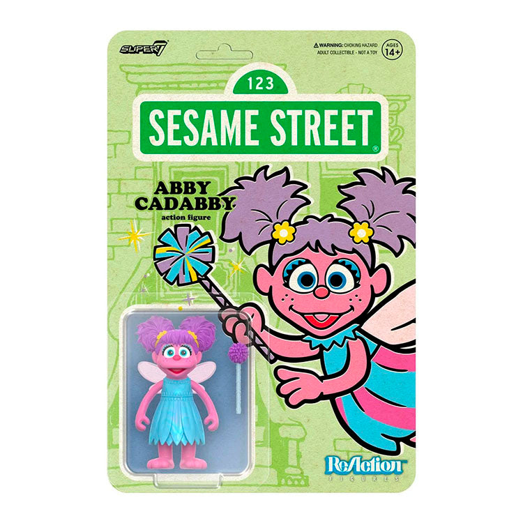 Sesame Street Abby Cadabby 3.75 inch ReAction figure by Super7 in original packaging collectible toy