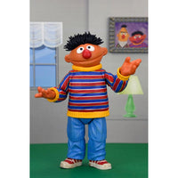 Ernie - Sesame Street Ultimate NECA 7-Inch Scale Action Figure new in box with colorful striped sweater and red shoes