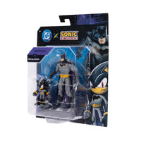 DC x Sonic the Hedgehog Multipack - Batman & Shadow as Batman Action Figures by Go Figment, new in box 5-inch scale