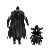 DC x Sonic the Hedgehog Multipack - Batman & Shadow as Batman Action Figures by Go Figment, new in box 5-inch scale