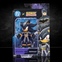 DC x Sonic the Hedgehog 5" Shadow as Batman Action Figure by Jakks Pacific new in box 5-6 inch scale