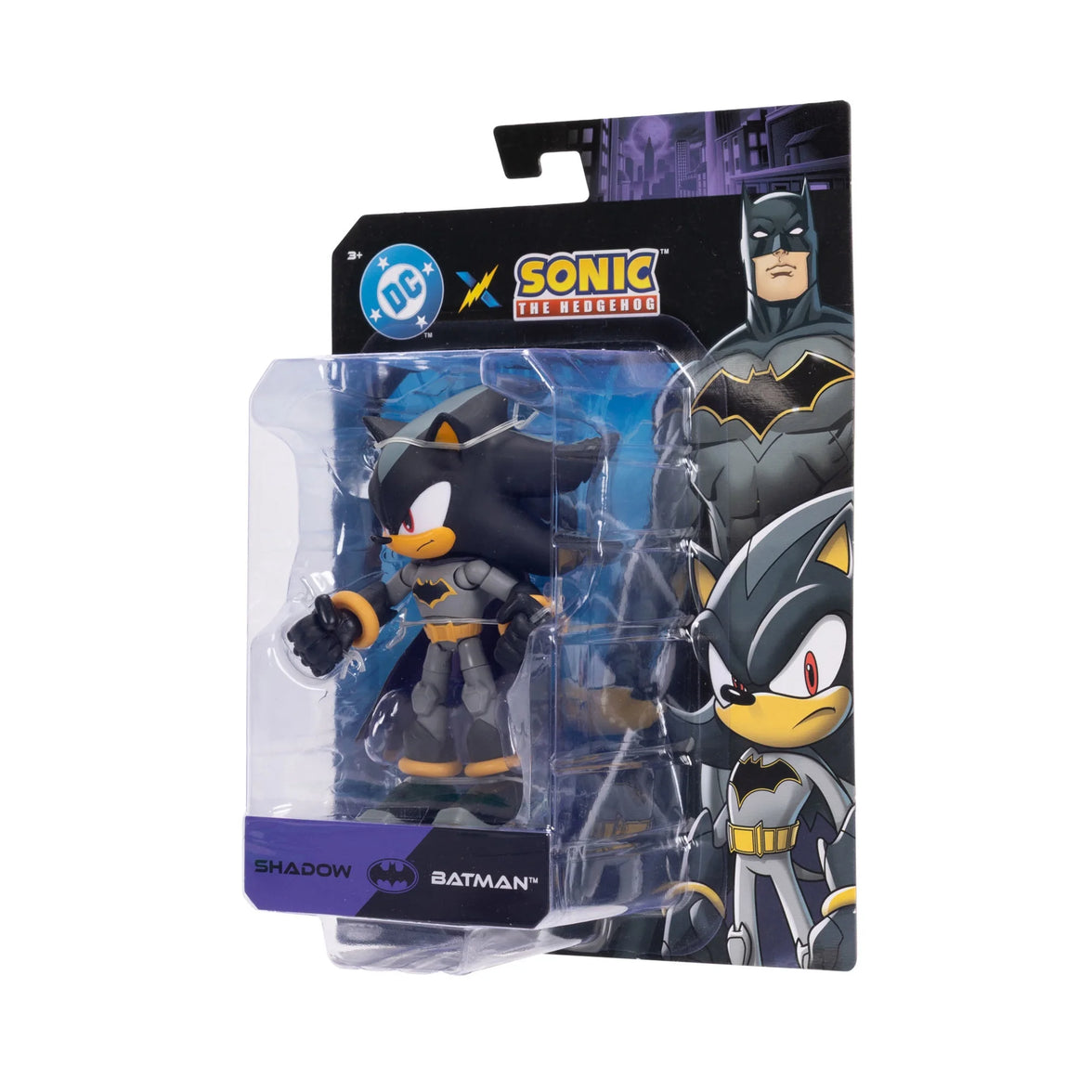 DC x Sonic the Hedgehog 5" Shadow as Batman Action Figure by Jakks Pacific new in box 1:12 scale collectible