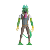 Sham 1:12 Scale 5" Human Chameleon Hybrid Action Figure by Altered Nation with slim vest, suspenders, and long tongue detail