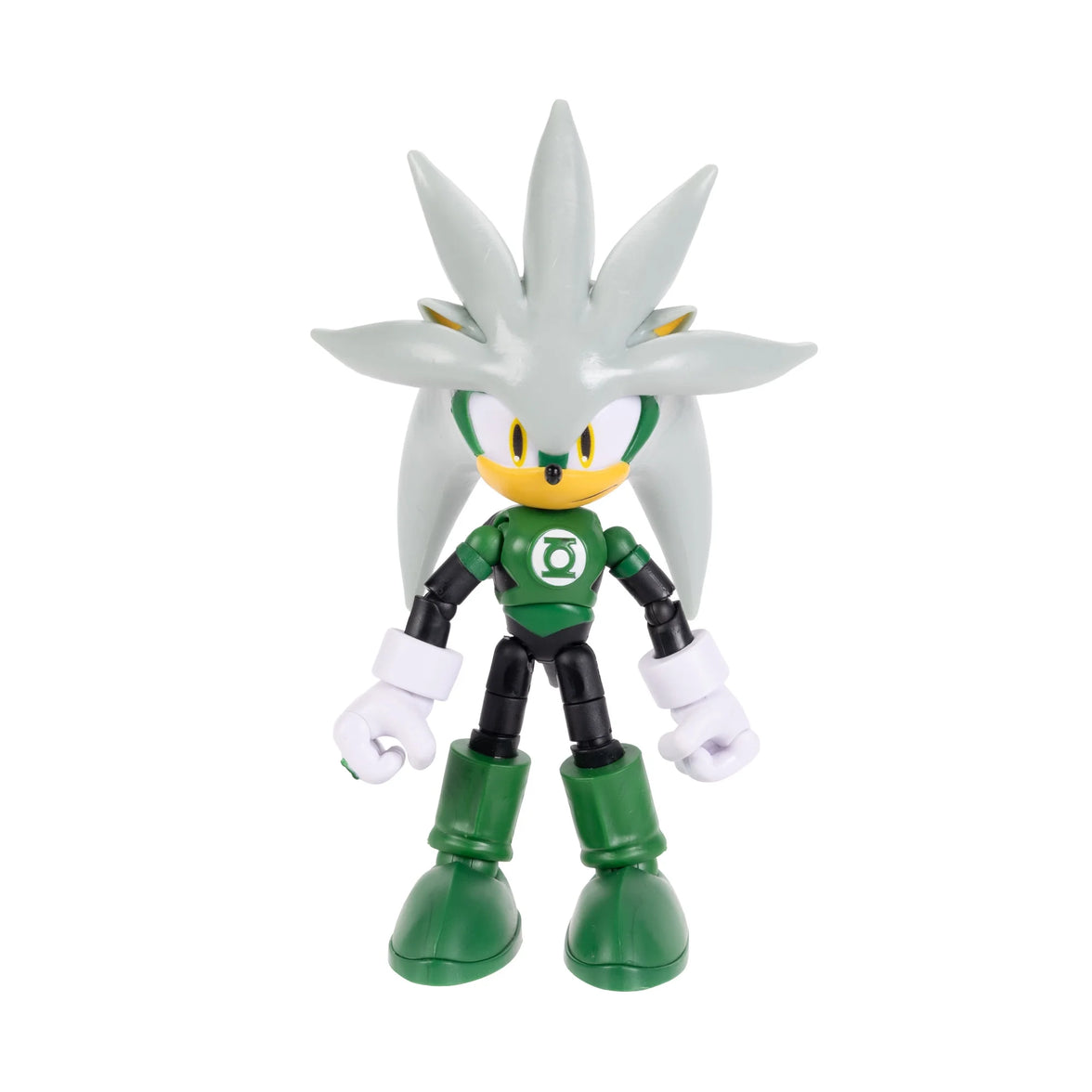 DC x Sonic the Hedgehog 5" Silver as Green Lantern Action Figure by Go Figment new in box 5-inch collectible toy