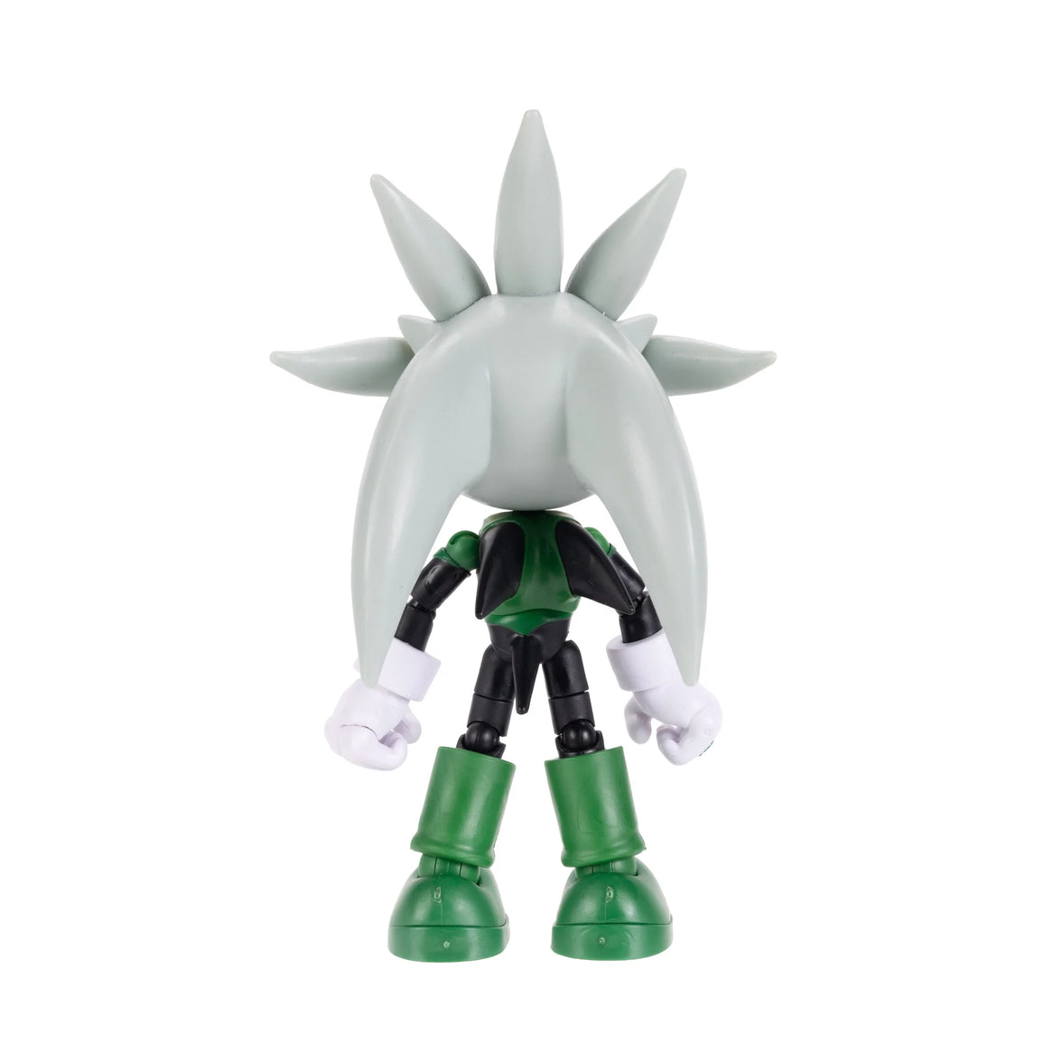DC x Sonic the Hedgehog 5" Silver as Green Lantern Action Figure new in box by Go Figment rear view collectible toy