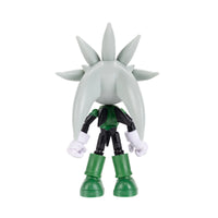 DC x Sonic the Hedgehog 5" Silver as Green Lantern Action Figure new in box by Go Figment rear view collectible toy