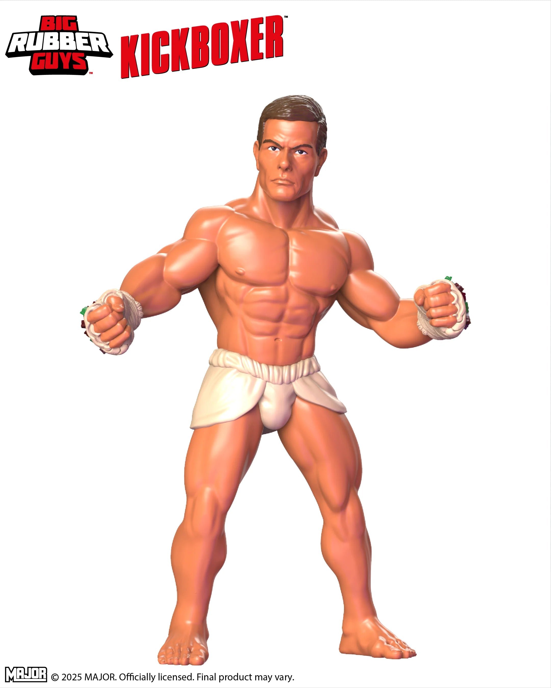 Kurt Sloane Kickboxer Major Big Rubber Guys 1:9 Scale 8-Inch Posed Wrestling Figure by Major in fighting stance
