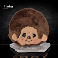 Official Sekiguchi Monchhichi Plush Coin Purse collectible mini pouch and bag charm, often searched as a Monchichi wallet.