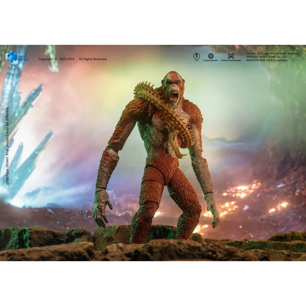 Skar King Godzilla x Kong The New Empire Exquisite Basic Series 6-Inch Action Figure by Exquisite posed in dynamic battle stance