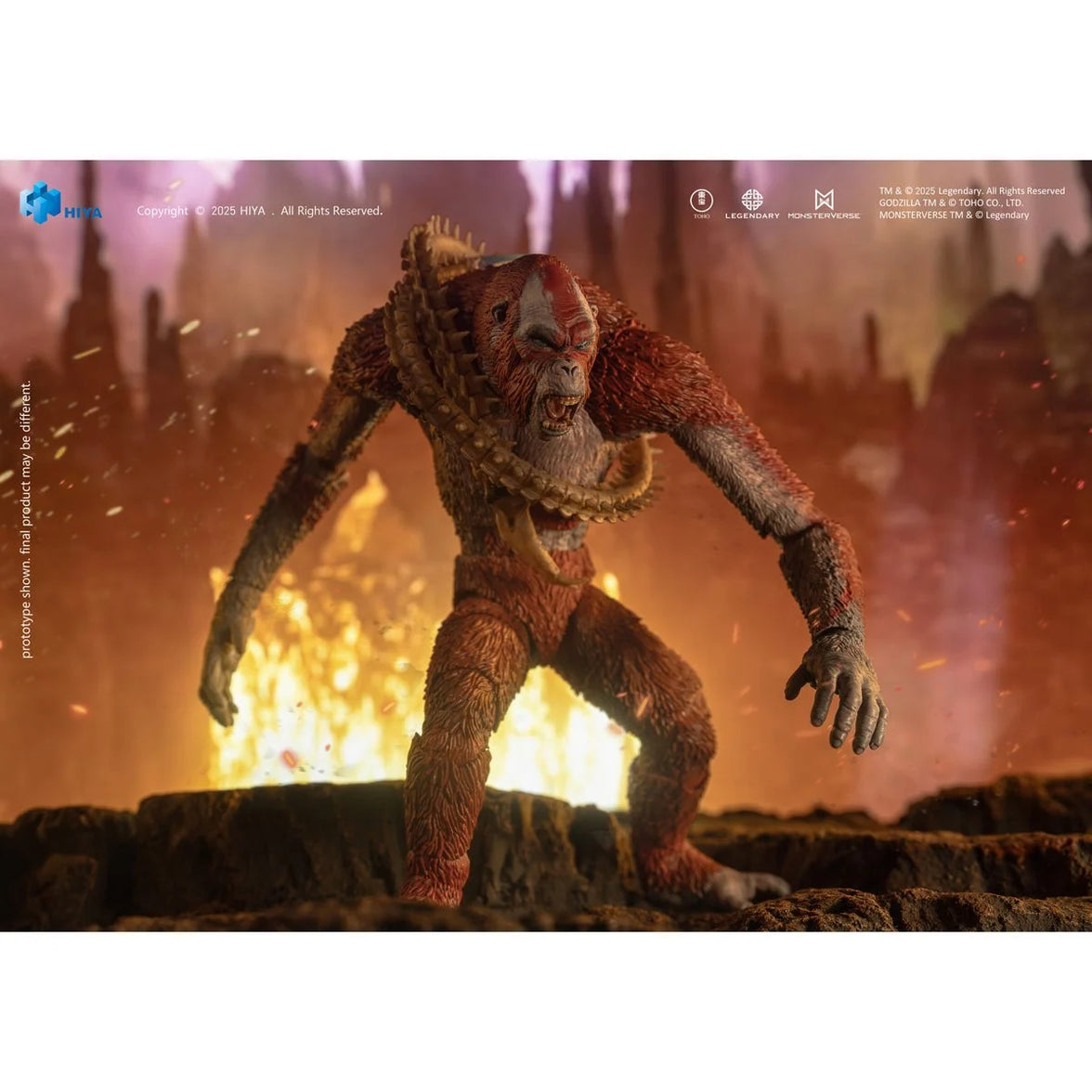 Skar King Godzilla x Kong The New Empire Exquisite Basic Series 6-Inch Action Figure new in box by Exquisite