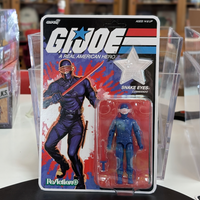 G.I. Joe Snake Eyes (America's 250th Anniversary) 3 3/4-Inch ReAction+ Figure by Super7 new in sealed packaging