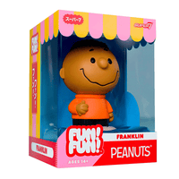 Funko Franklin Fun Fun Mascot vinyl figure from Peanuts, standing 5 inches in colorful retail packaging.