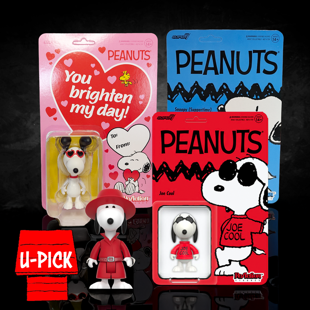 So Many Snoopies To Pick From 1:18 Scale: 3.75" Action Figure U-PICK featuring Peanuts characters by Go Figment collectibles