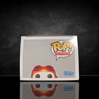 Funko Pop Television box showing astronaut-themed character with goggles on a dark background