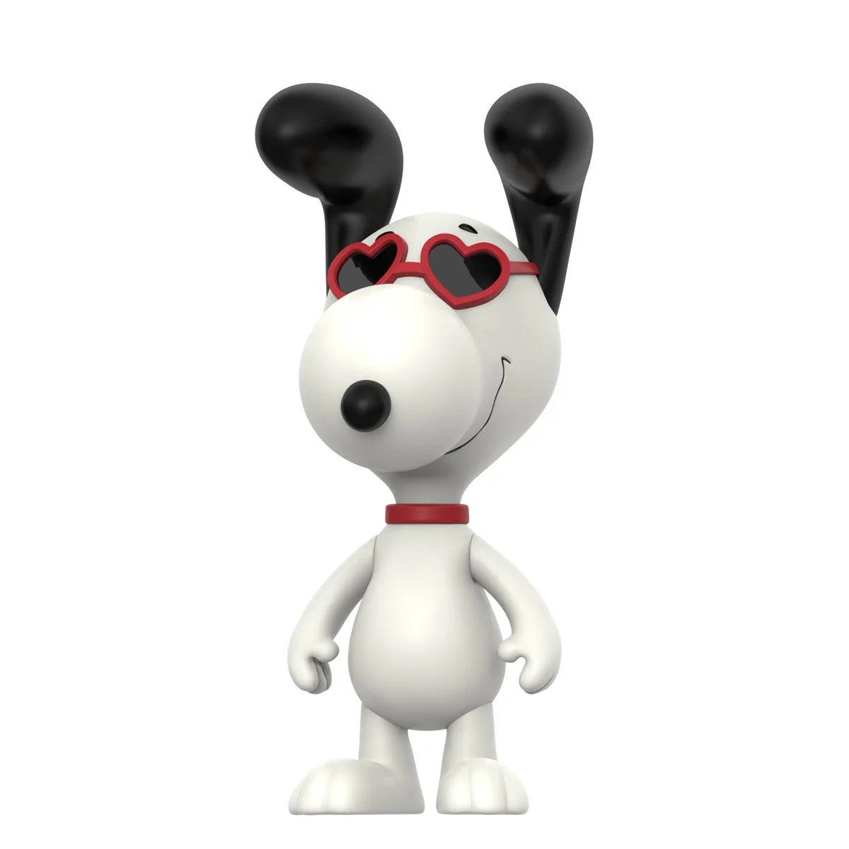 Snoopy Heart Eyes - ReAction Figures 3.75" from Charles M. Schulz's Peanuts by Super7 with heart-shaped sunglasses