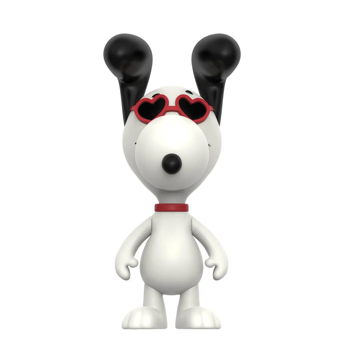 Snoopy Heart Eyes - ReAction Figures 3.75" from Charles M. Schulz's Peanuts by Super7 with heart-shaped sunglasses