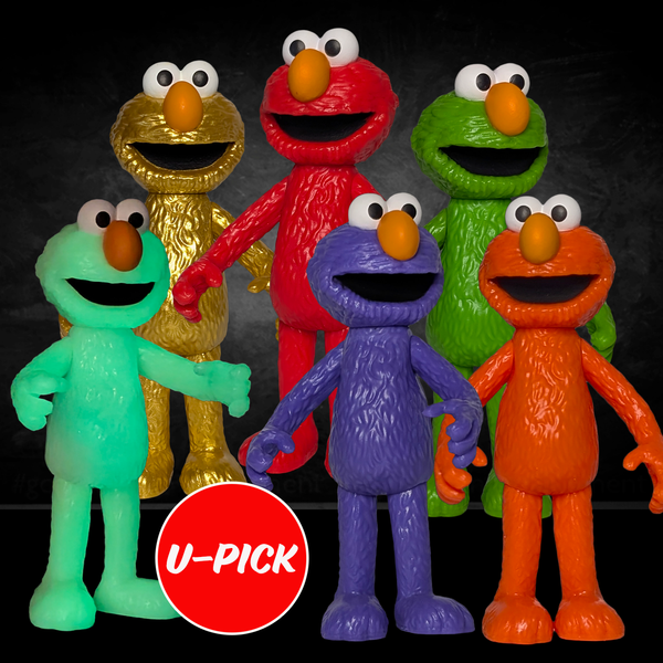 So Many Elmos! Sesame Street Blind Box Wave 4 colorful collectible figures by Go Figment in various bright shades