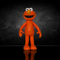So Many Elmos! Sesame Street Blind Box Wave 4 figure by Go Figment in bright orange with wide eyes and big smile