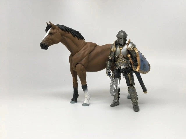 Mighty Steeds Socks the Horse 1:18 Scale Vitruvian HACKS Compatible NIB with armored figure by Boss Fight Studio Llc