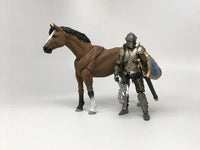 Mighty Steeds Socks the Horse 1:18 Scale Vitruvian HACKS Compatible NIB with armored figure by Boss Fight Studio Llc