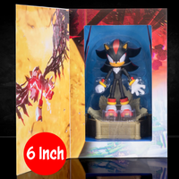 Shadow the Hedgehog Collector's Edition Action Figure – 6in Customizable & Highly Articulated by Jakks Pacific new in box
