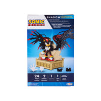 Shadow the Hedgehog Collector's Edition Action Figure – 6in Customizable & Highly Articulated by Jakks Pacific with accessories and display base