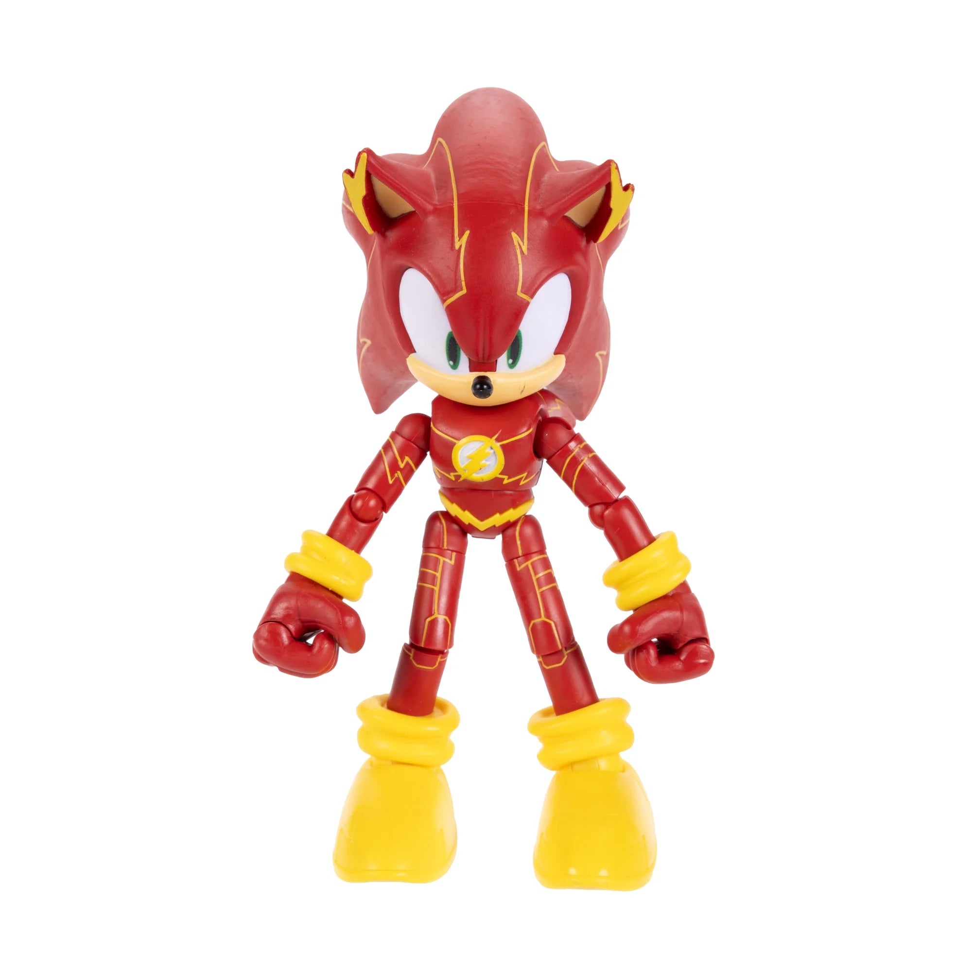 DC x Sonic the Hedgehog 5" Sonic as The Flash Action Figure by Go Figment, new in box, 5-inch scale collectible