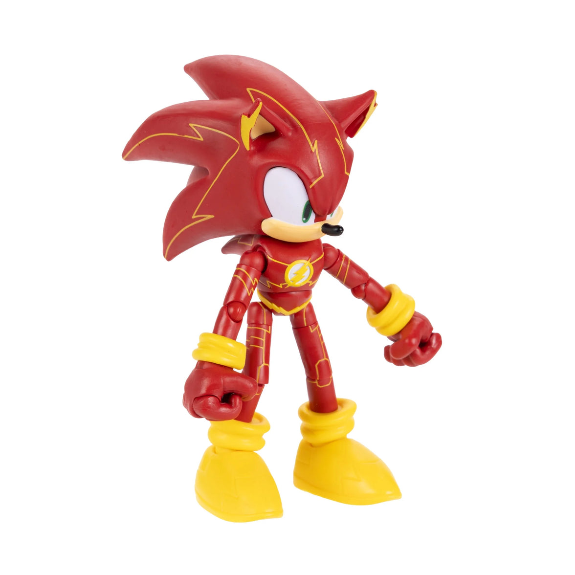 DC x Sonic the Hedgehog 5" Sonic as The Flash Action Figure by Go Figment new in box 5-inch scale collectible