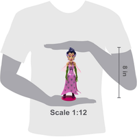 Boss Fight Studio Llc Sour Grapes deluxe villain figure in pink gown with green gloves and purple butterfly details