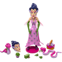 Boss Fight Studio Llc Sour Grapes deluxe Strawberry Shortcake villain figure with purple hair, pink dress, green gloves, and accessories