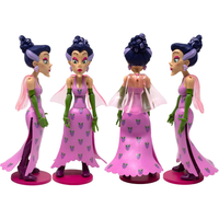 Boss Fight Studio Llc Sour Grapes deluxe 1:12 scale villain figure in pink dress with green gloves and translucent cape