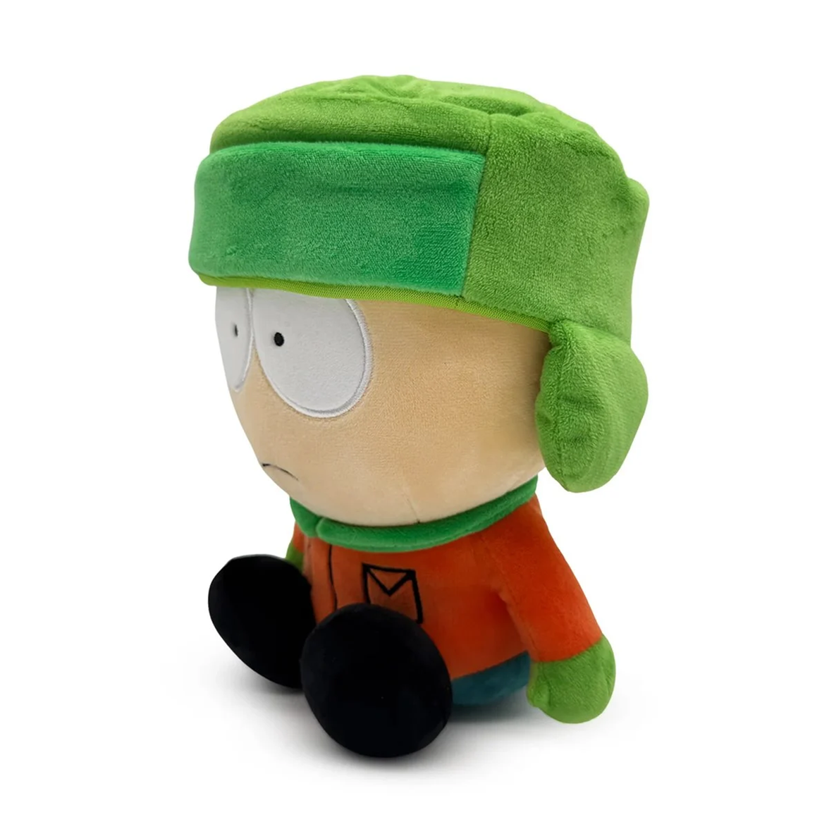 South Park Kyle 9-Inch Plush by Youtooz featuring Kyle with green hat and orange jacket, collectible toy figure.
