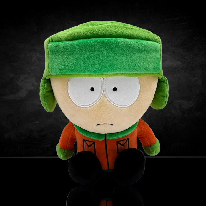 South Park Kyle 9-Inch Plush by Youtooz showing Kyle in green hat and orange jacket collectible toy