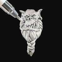 Holy White Army Painter Speedpaint Marker - One-Coat Miniature Paint SM1036P painting detailed sculpted monster face by Army Painter