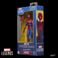 Hasbro Marvel Legends 6-inch Spider-Man No Way Home action figure in detailed suit with extra hands in retail box