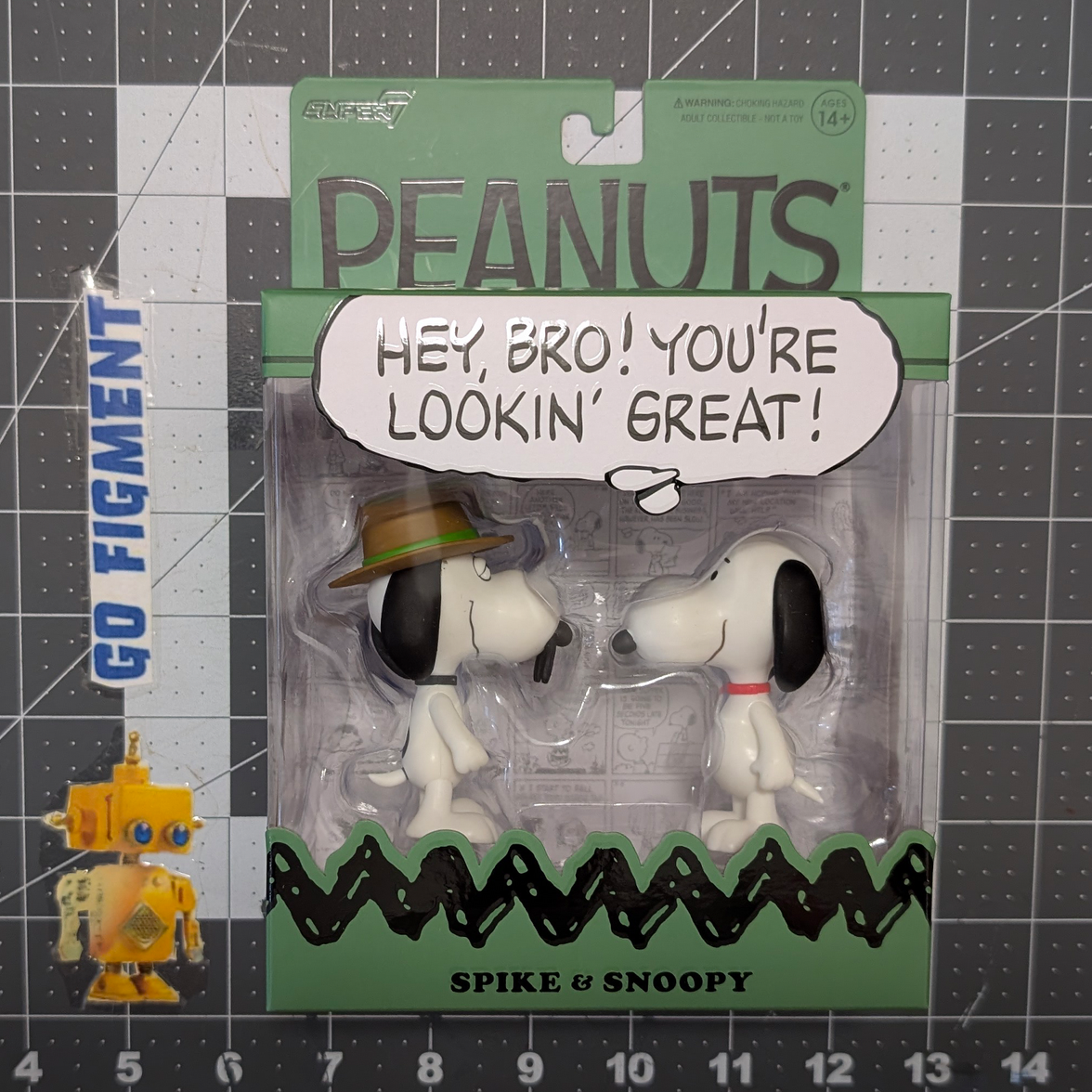 Snoopy & Spike – Peanuts ReAction Figures 2‑Pack Super7 U‑Pick Action Figure Set new in box collectible 3.75 inch scale