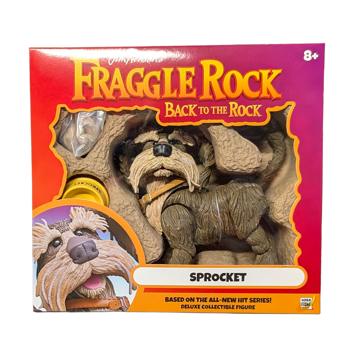 Sprocket - Fraggle Rock 6" Scale Premium Action Figure by Boss Fight Studio Llc in boxed packaging