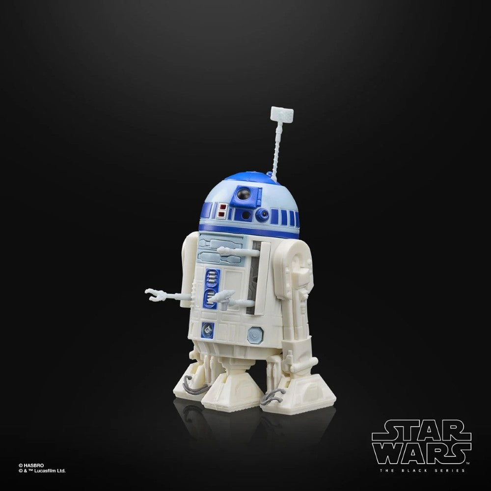 R2-D2 (Artoo-Detoo) Star Wars The Black Series Droids Action Figure by Hasbro on black background