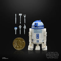 R2-D2 (Artoo-Detoo) Star Wars The Black Series Droids Action Figure by Hasbro with accessories and collector coin