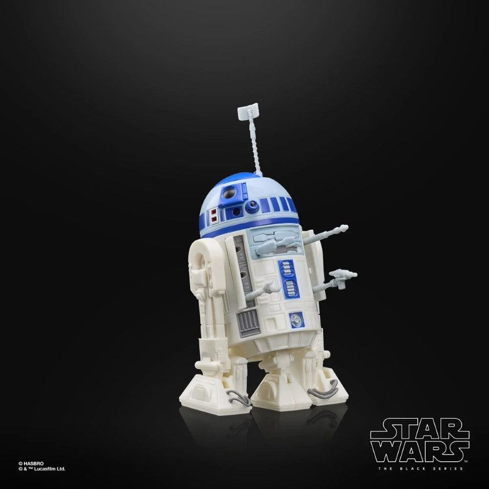 R2-D2 (Artoo-Detoo) Star Wars The Black Series Droids Action Figure by Hasbro against black background